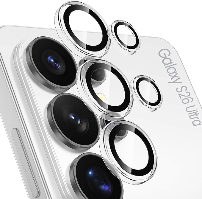 Tensea (3+2PCS Compatible with Samsung Galaxy S26 Ultra Camera Lens Protector by Tensea