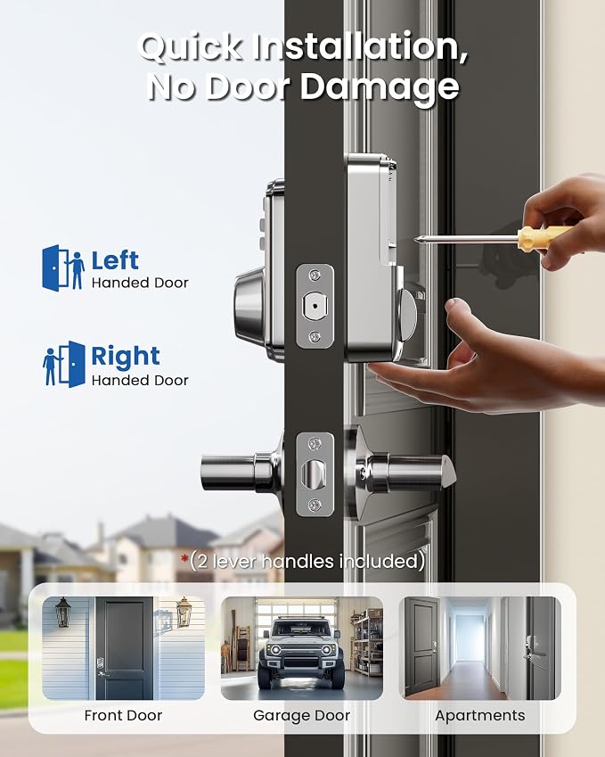 Veise Keyless Entry Door Lock - Image 7