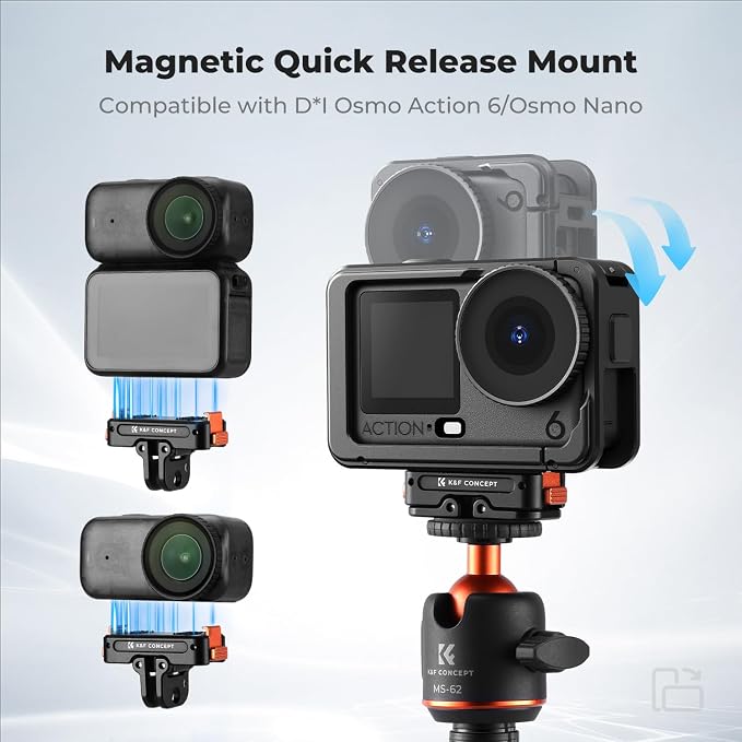 K&F Concept Magnetic Quick Release Adapter Mount Compatible - Image 2