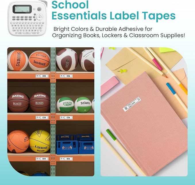 Label Maker Machine with 4 Tapes, D210s Labelmaker, Replacement - Image 10