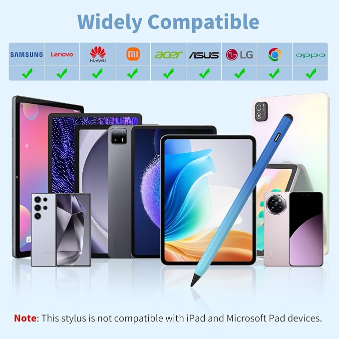 Stylus Pen for iOS&Android Touch Screens, Active Pencil for Samsung, Smart - Image 4