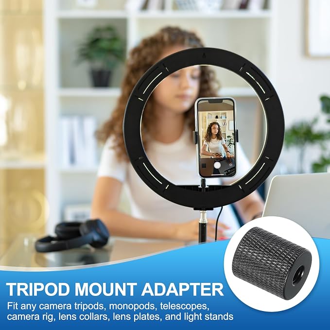 PATIKIL Tripod Screw Adapter 1/4" Female to M5 Male, 18 mm - Image 4