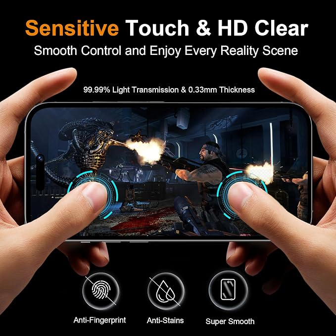QHOHQ 3 Pack Privacy Screen Protector - Image 3