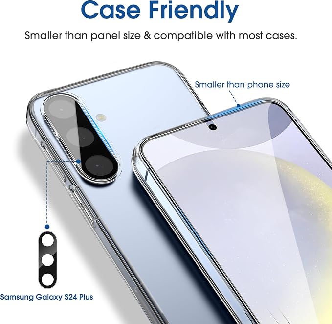 amFilm Auto-Alignment OneTouch for Samsung Galaxy S24+ Plus 6.7" Screen - Image 6