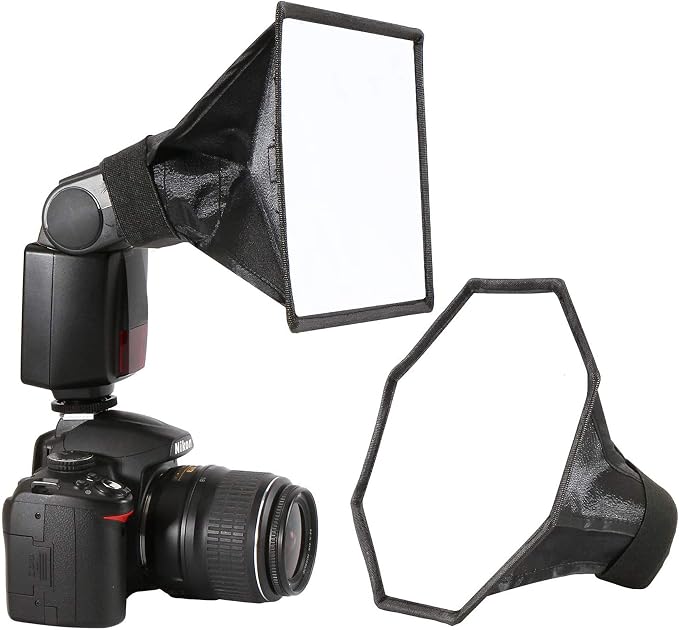 waka Flash Diffuser Light Softbox, Speedlight Softbox Collapsible by Visitthewakastore