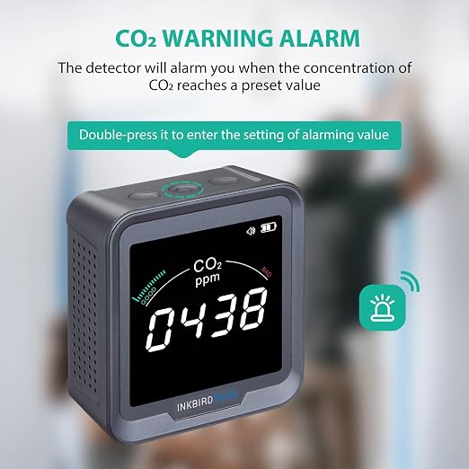 INKBIRDPLUS Ndir Air Quality Monitor Indoor - Image 4