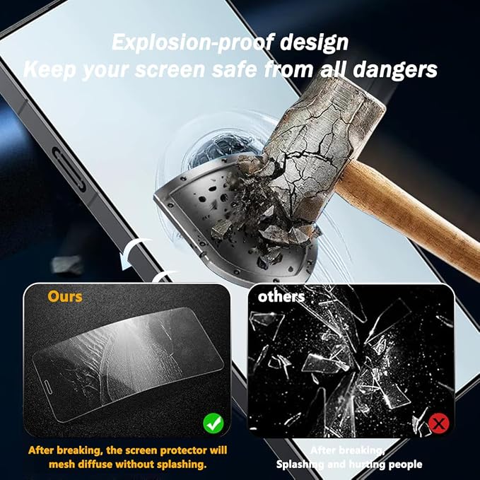 3 Pack Compatible with Nubia Red Magic 10 Pro/10 Pro+ screen protector Tempered - Image 5