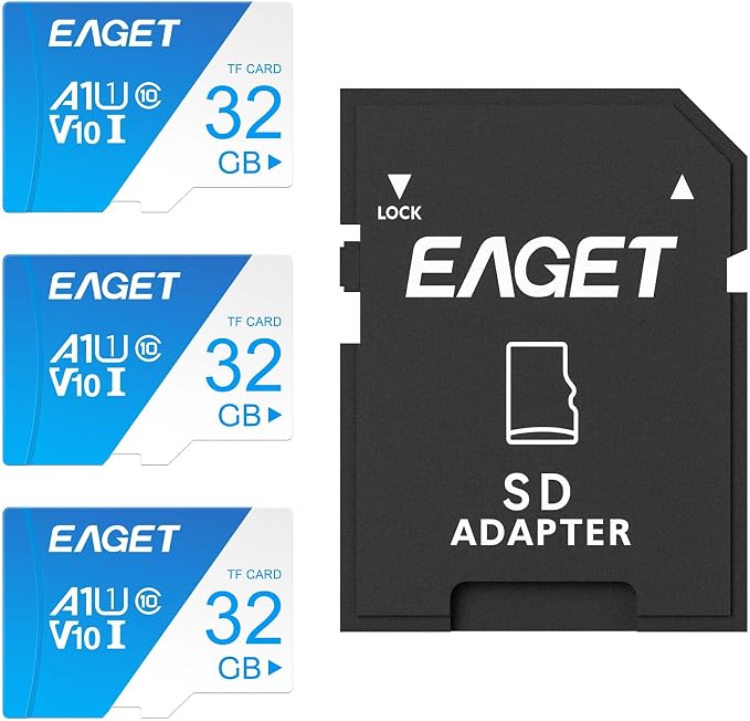 EAGET 3-Pack 32GB TF Memory Card Up to 100MB/s Read 30MB/s Write - Image 8