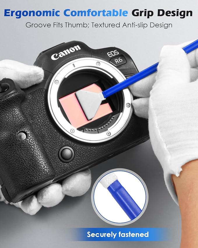 Zacro 24mm Full Frame Sensor Cleaning Swab*8 + 20ml Sensor Cleaner - Image 4