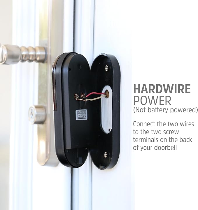Energizer Smart 5GHz 2K Doorbell, Wired Video Doorbell Security Camera - Image 5
