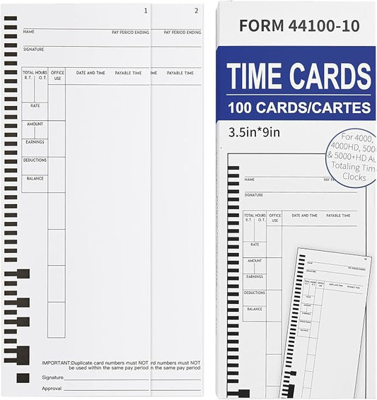 44100-10 Employee Time Cards, – Compatible by Unknown