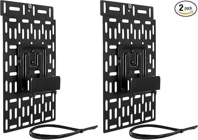 Mount-It! Cable Box Mount Behind TV | Adjustable Universal Mounting Bracket by Mount-It