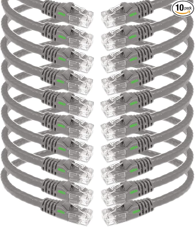 iMBAPrice 10' Cat5e Network Ethernet Patch Cable, 10 Pack by iMBAPrice