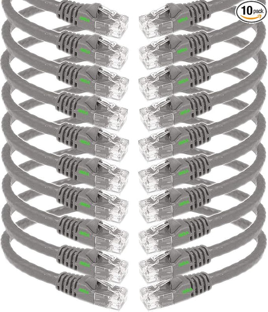 iMBAPrice 10' Cat5e Network Ethernet Patch Cable, 10 Pack by iMBAPrice