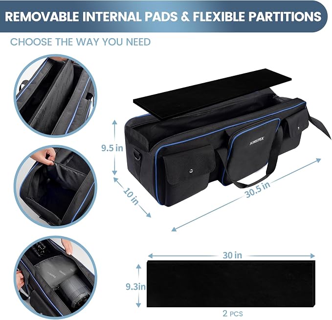 YOREPEK Tripod Carrying Case Bag, Light Stand Bag - Image 2
