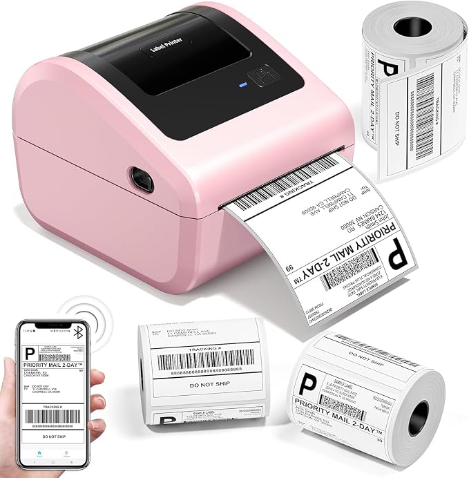 Bluetooth Shipping Label Printer by OmezizyLabelPrinter