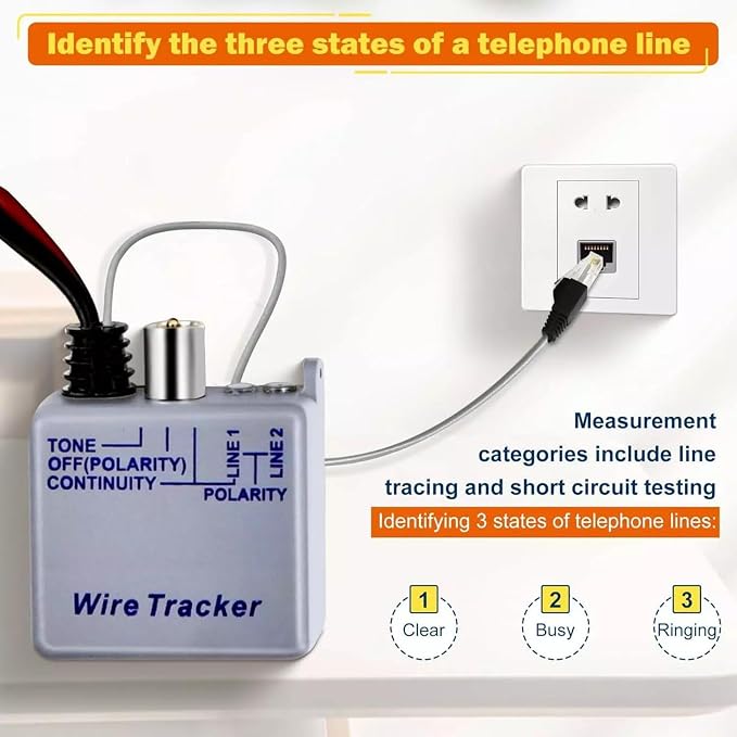 200EP Wire Tracer Circuit Tester, 200EP High Accuracy Cable Tester Amplifier - Image 9