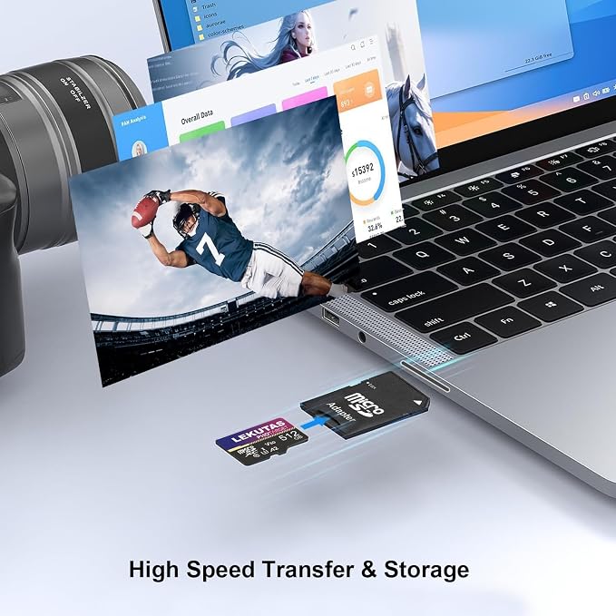 512GB Micro SD Card, microSDXC UHS-I Flash Memory Card TF Card, High Speed - Image 5