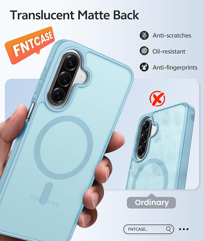 FNTCASE for Galaxy A17/A16 5G Phone Case: for Samsung A17 Cases Matte - Image 6