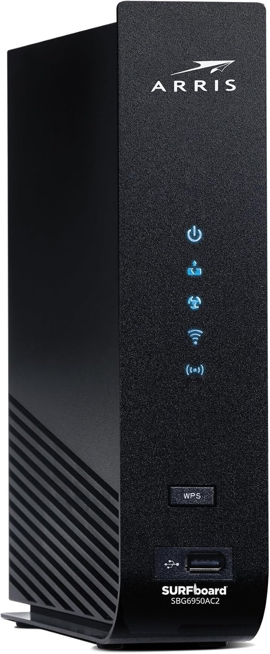 ARRIS Surfboard SBG6950AC2 DOCSIS 3.0 Cable Modem & AC1900 Wi-Fi Router by ARRIS