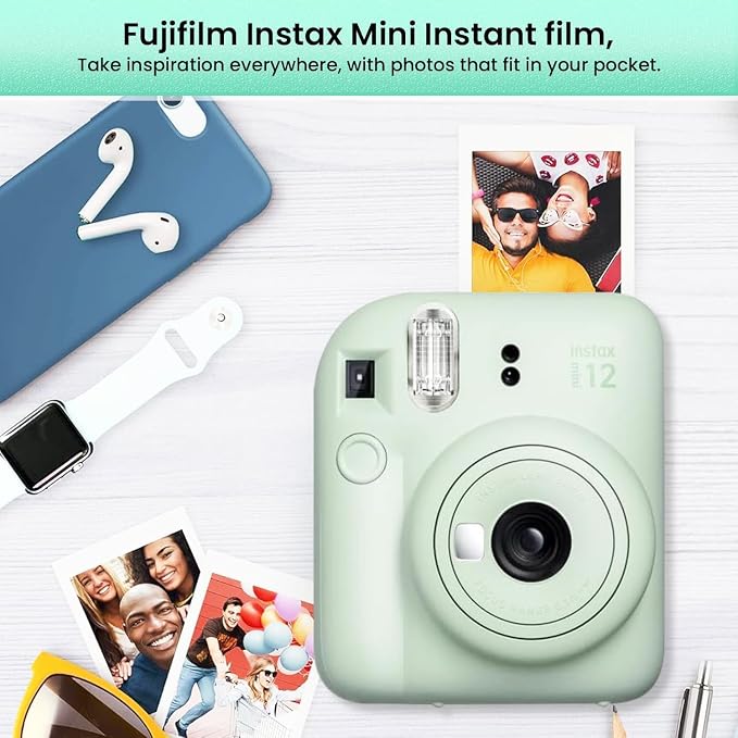 Fujifilm Instant Mini 12 Camera + Accessory Bundle & Custom Case + Fuji Instant - Image 7