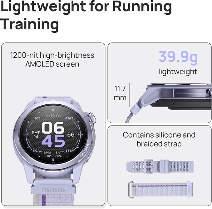mibro GS Active2 Running GPS Smartwatch - Image 2