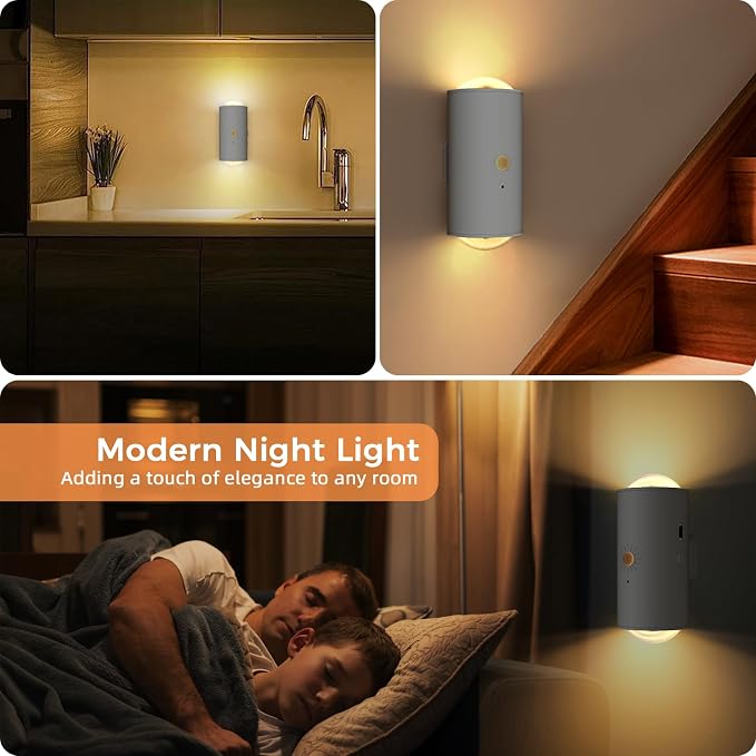 Motion Sensor Wall Light with Remote Control, 16 Colors Brightness Adjustable - Image 8