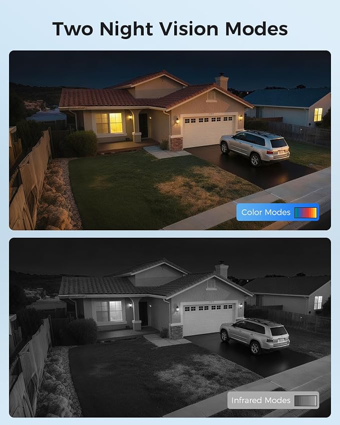 【121°Wide View+4K HD】 Hiseeu 4K Security Camera System, No Monthly Fee - Image 7