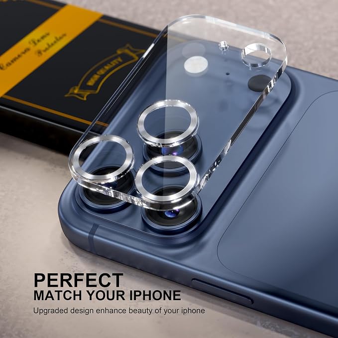 for 6 Pack iPhone 17 Pro Max Camera Lens Protector 9H Tempered Glass Camera - Image 5
