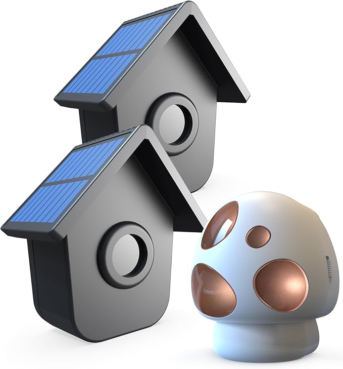 HTZSAFE Driveway Alarm- Driveway Alarms Wireless Outside Weatherproof Solar by HTZSAFE