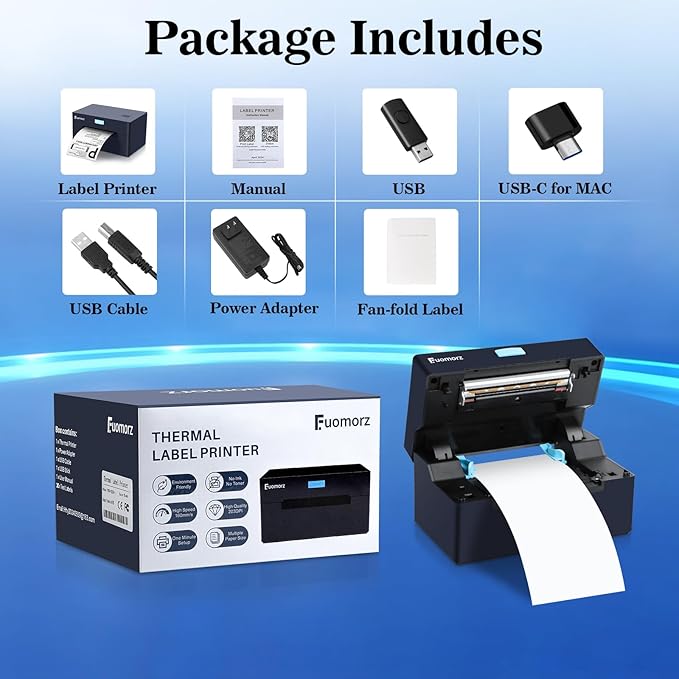 Thermal Shipping Label Printer for Small Businesses，4x6 Wireless Shipping Label - Image 6