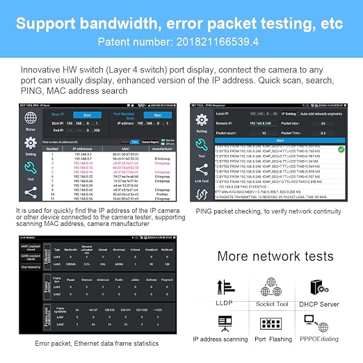 OTDR Fiber Optic Tester, WANLUTECH Fiber Tester 1310/1550nm 28/26dB 5.4 inch - Image 8