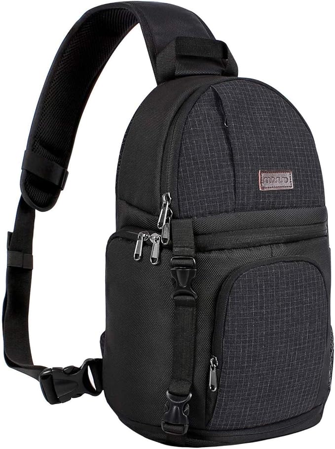 MOSISO Camera Sling Bag, DSLR/SLR/Mirrorless Camera Case Shockproof Photography by MOSISO