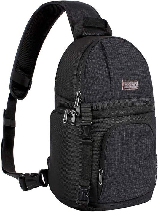 MOSISO Camera Sling Bag, DSLR/SLR/Mirrorless Camera Case Shockproof Photography by MOSISO