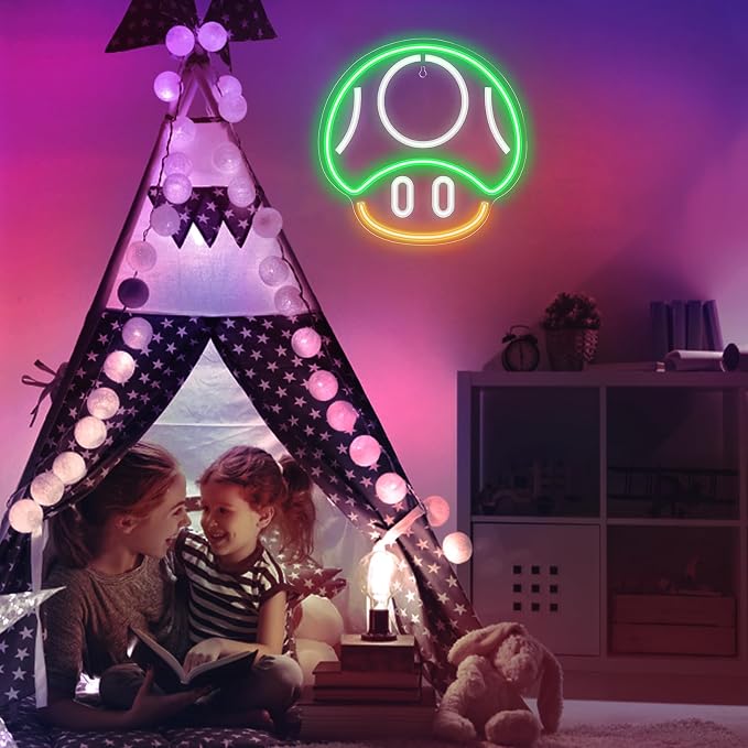Kavaas Gaming Neon Sign, Mushroom Neon Sign - Image 6