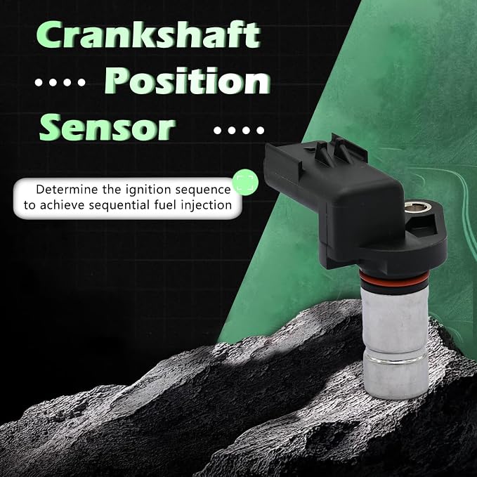 Engine Crank Crankshaft Position Sensor L4 2.0L Compatible - Image 2