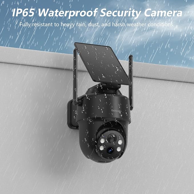 GALAYOU Solar Camera Outdoor Wireless- 2.4GHz WiFi Home Security Cameras - Image 8