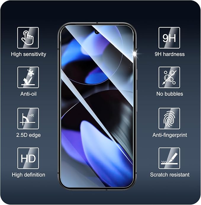 3+3+1-Pack, Screen Protector and Camera Lens Protector - Image 3