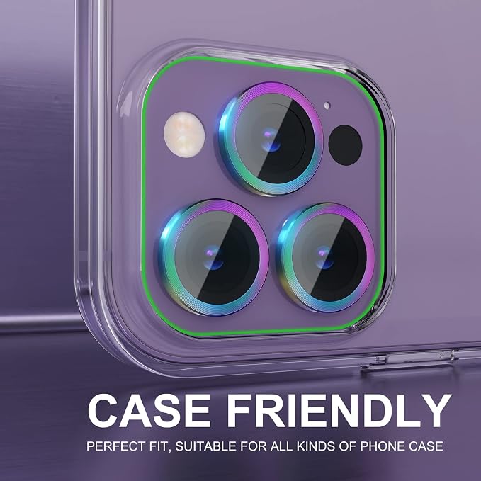 Choiche Compatible for iPhone 14 Pro/iPhone 14 Pro Max Camera Lens Protector - Image 4