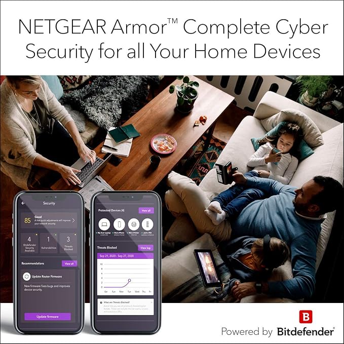 NETGEAR Nighthawk 5-Stream AX5 WiFi 6 Router AX4200 Wireless Speed | 2 - Image 7