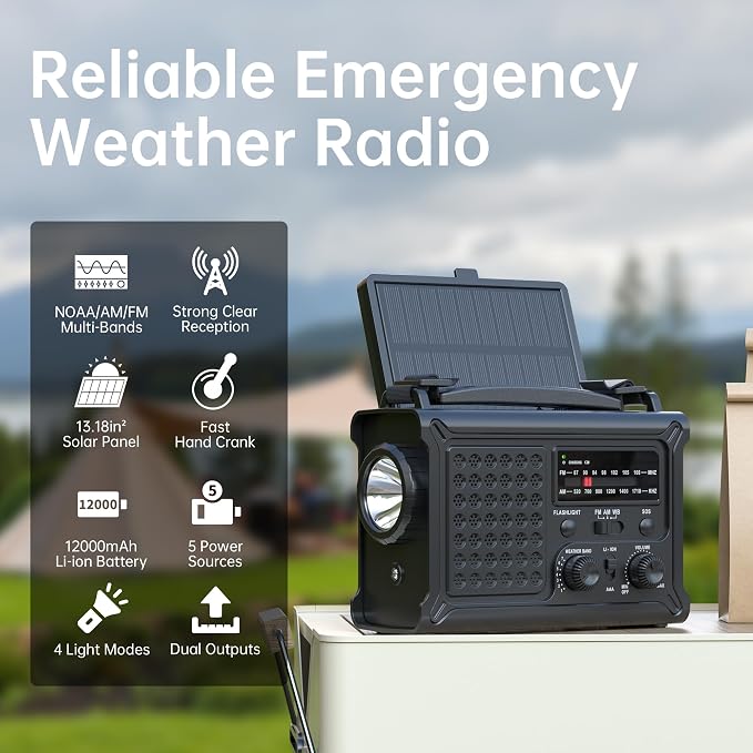 Mesqool Emergency Weather Radio NOAA Alert - Image 2