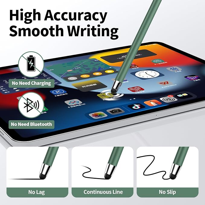 Stylus Pen for Touchscreen 2-in-1 Stylus Pen for iPad | High Sensitivity - Image 4