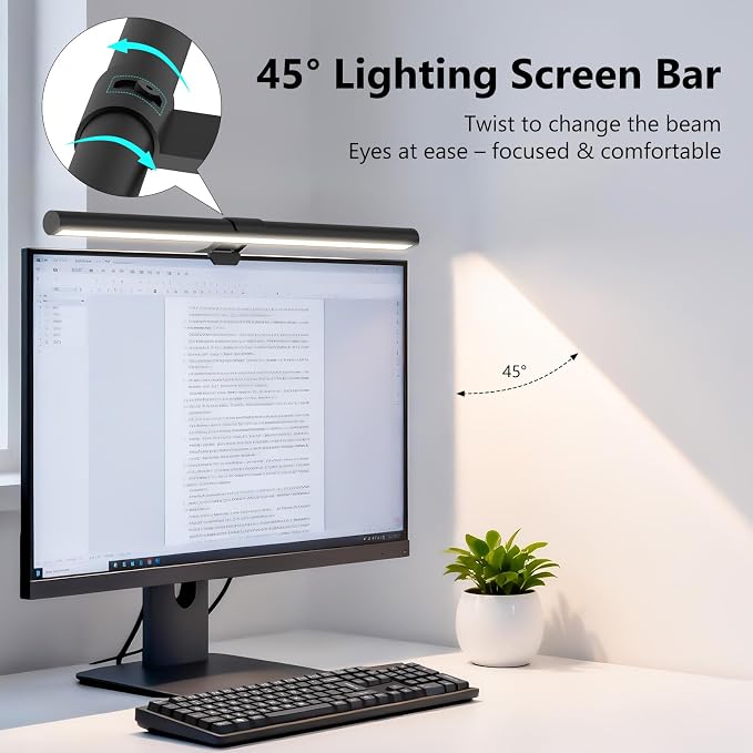 Monitor Light Bar, Eye-Care USB Computer Monitor Lamp - Image 6