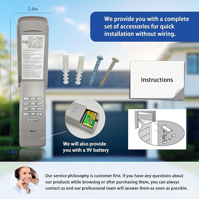 Garage Door Opener Keypad Compatible - Image 9