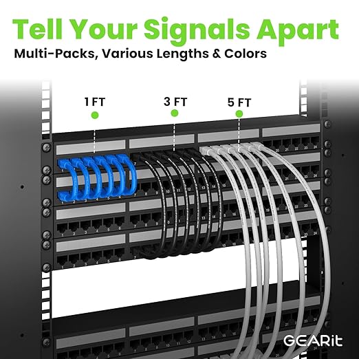 GEARit Cat6A Ethernet Cable 10Gbps Snagless Shielded SSTP, SFTP Shielded - Image 6
