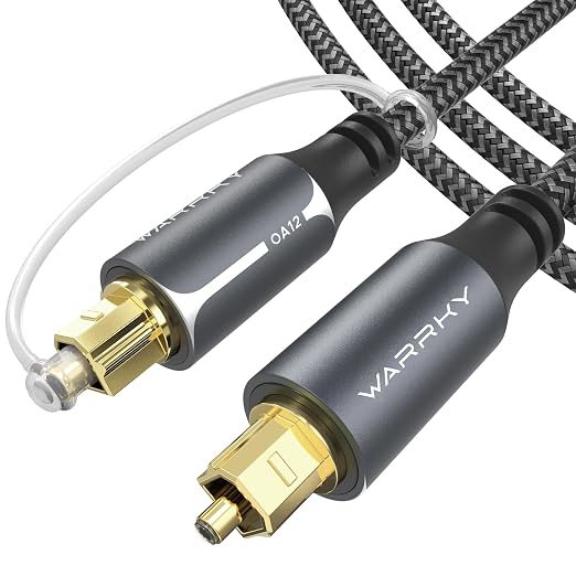 Warrky Optical Audio Cable, 10ft / 3m Optical Cable by WARRKY