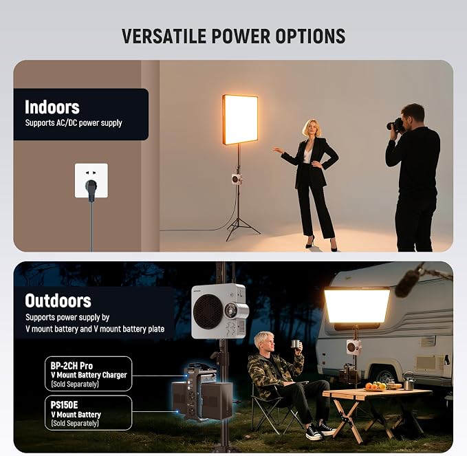 NEEWER Pro 200W Flexible LED Video Light, Studio RGB Panel Light Mat Kit - Image 7