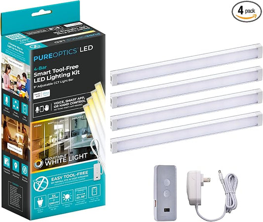 BLACK+DECKER Compatible with Alexa Smart LED Under Cabinet Lighting Kit by BLACKDECKER