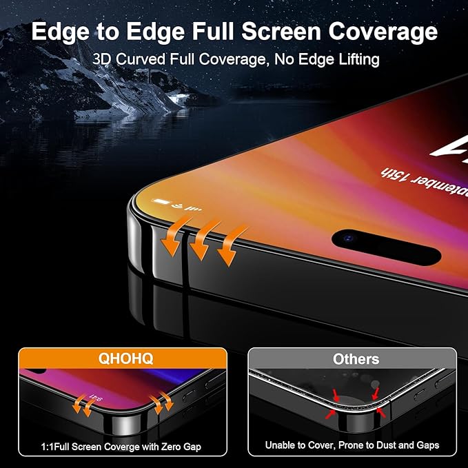 QHOHQ for iPhone 16 Screen Protector - Image 3