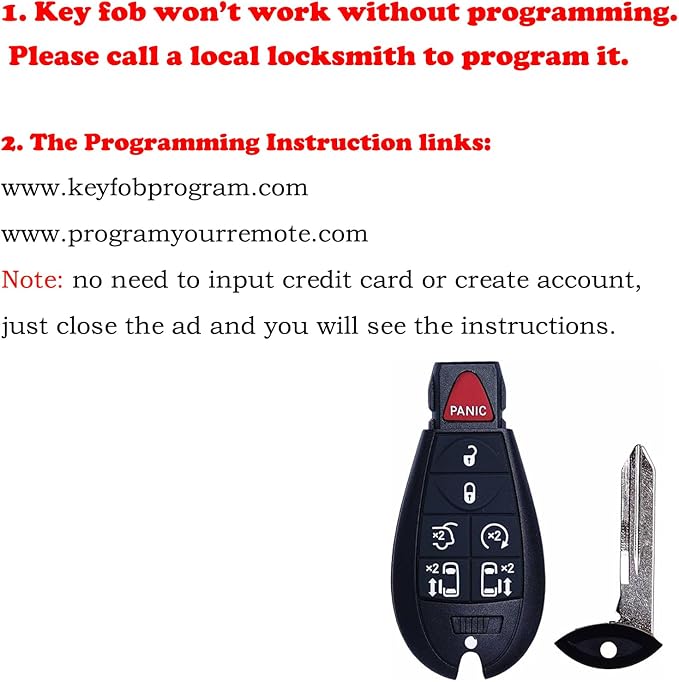 MechanMagic Key Fob Replacement Compatible - Image 5